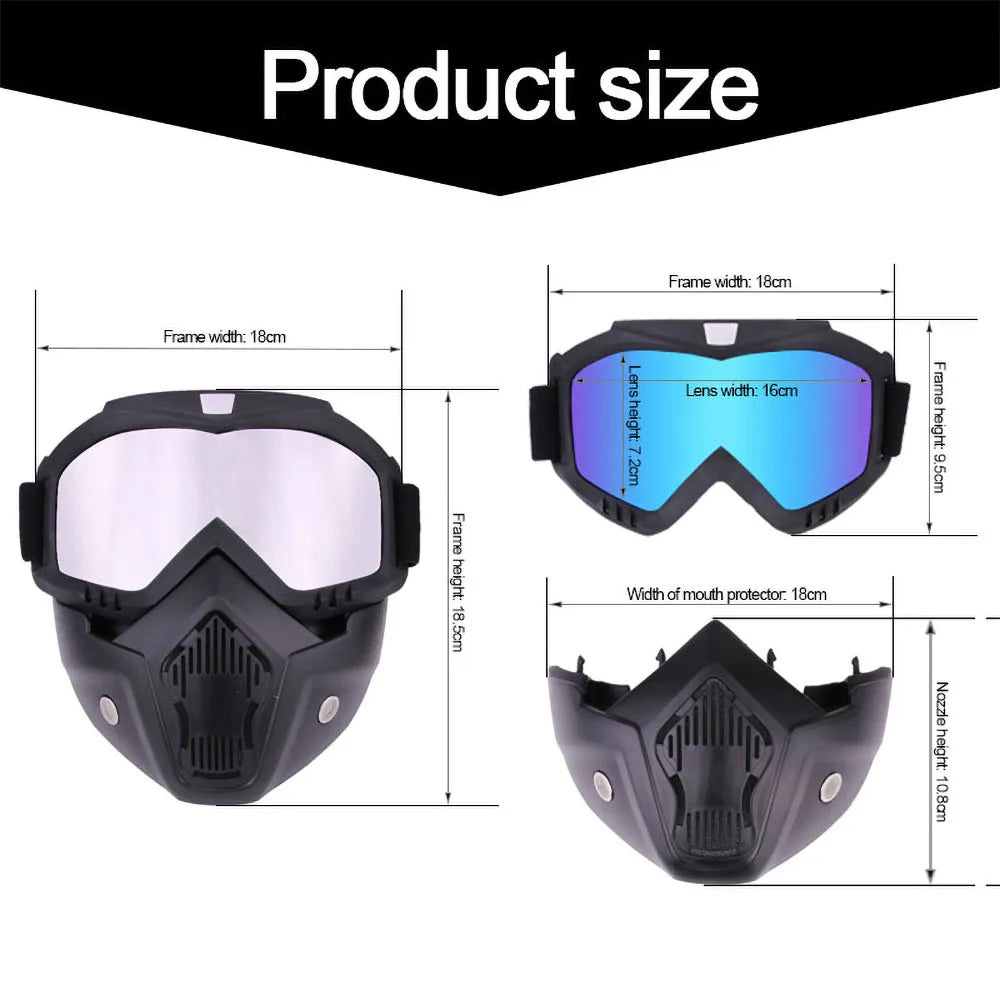 Full Face Dustproof Motocross Glasses Breathable eprolo